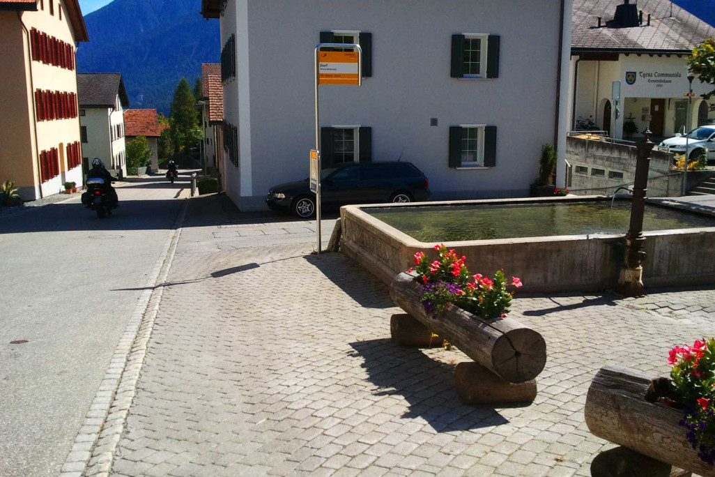 Dorfplatz, Brienz/Brinzauls GR