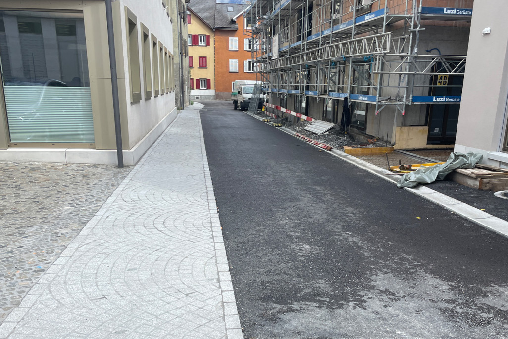 HMQ AG, Projekt Via Baselgia, Domat/Ems, Tiefbau