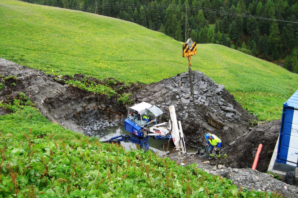 Start Bau Abwasserreinigungsanlage