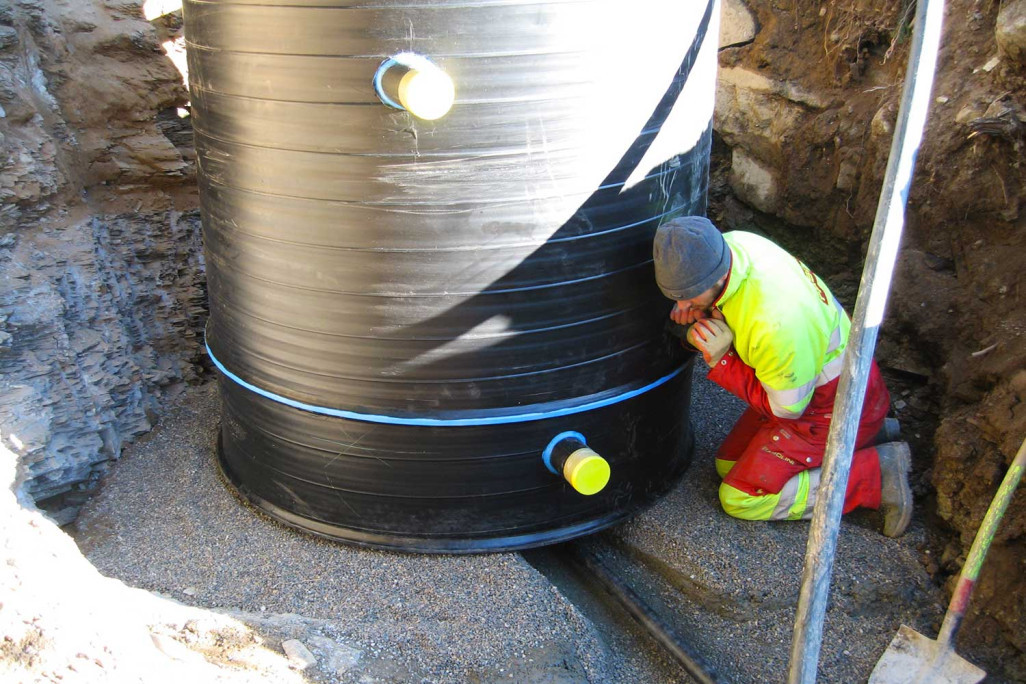 Bauarbeiten Wasserversorgung Scharans