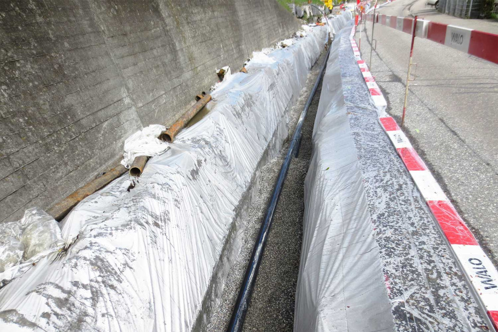 Erneuerung Wasserleitung Araschgenstrasse HMQ