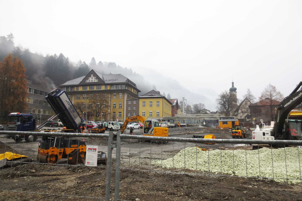 Spital Schiers, Baubegleitung Umgebungsarbeiten, HMQ AG