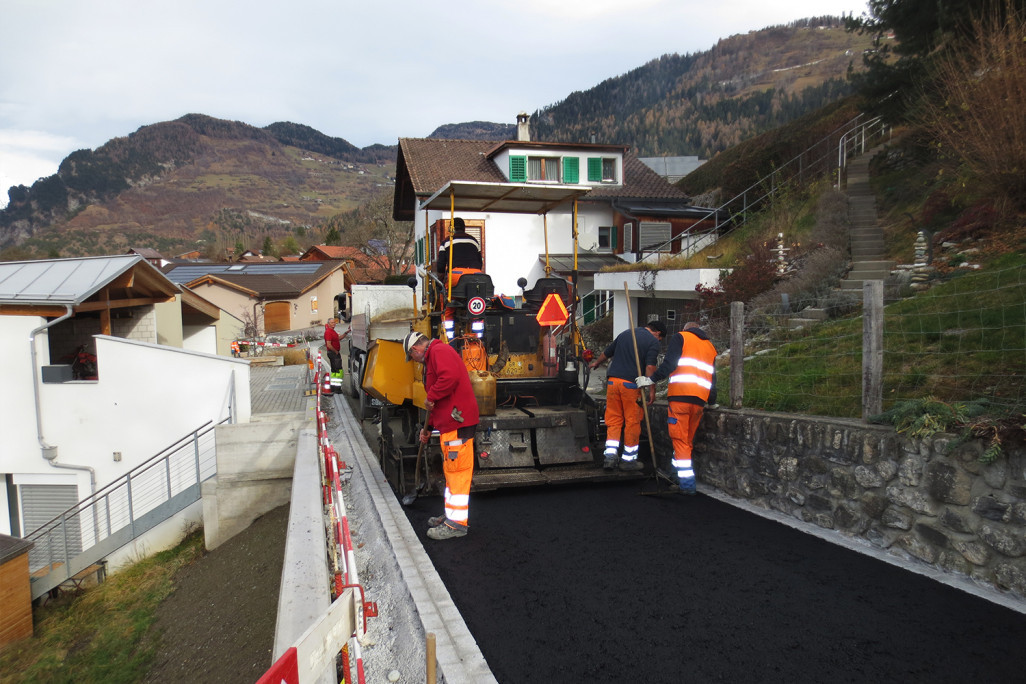 Werkleitungssanierung Canovastrasse, Paspels, HMQ AG