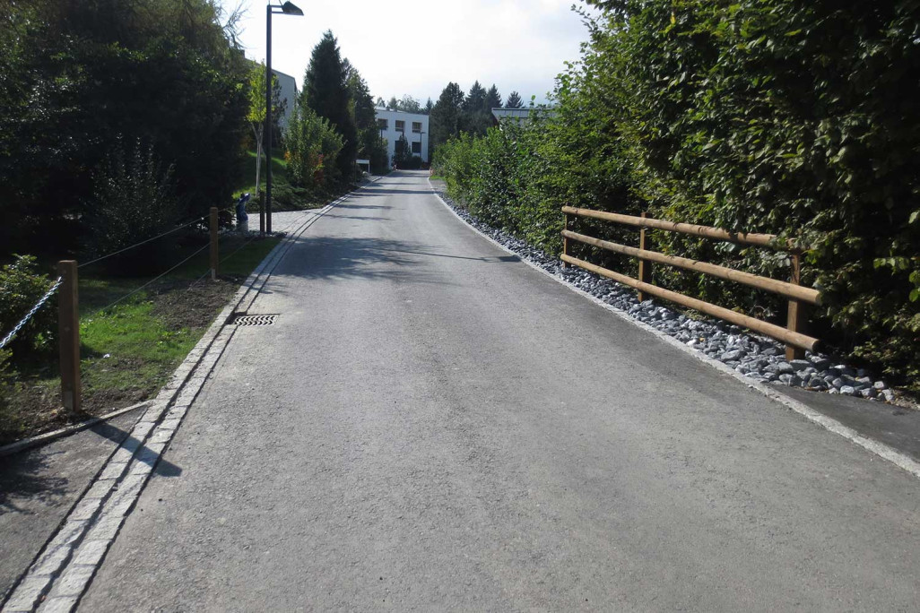 Flims, Strassensanierung Via Lieptgas, Oberbauleitung, HMQ AG